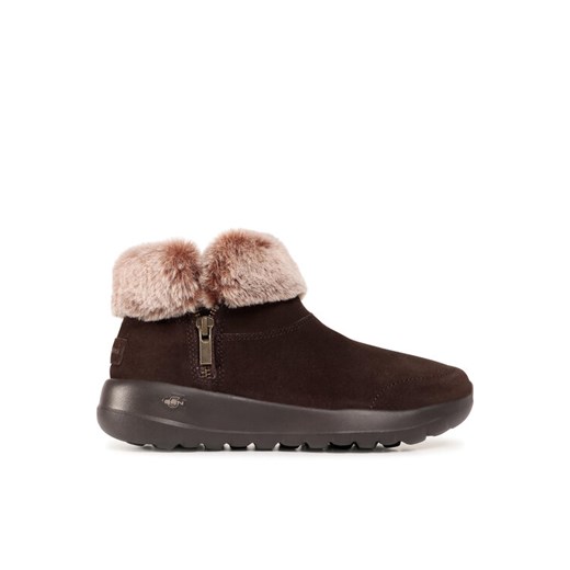 Skechers Botki On The Go Joy 144003/CHOC Brązowy ze sklepu MODIVO w kategorii Botki - zdjęcie 182701627