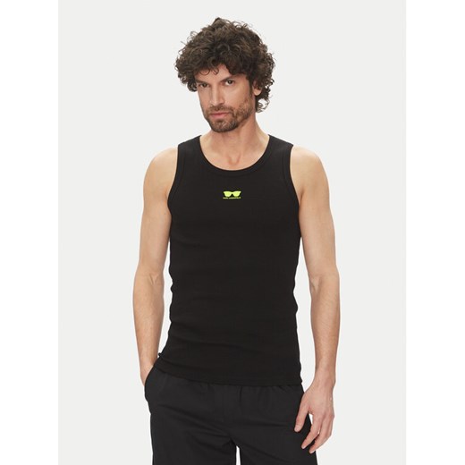 KARL LAGERFELD Tank top 755401 552238 Czarny Slim Fit ze sklepu MODIVO w kategorii T-shirty męskie - zdjęcie 182701665