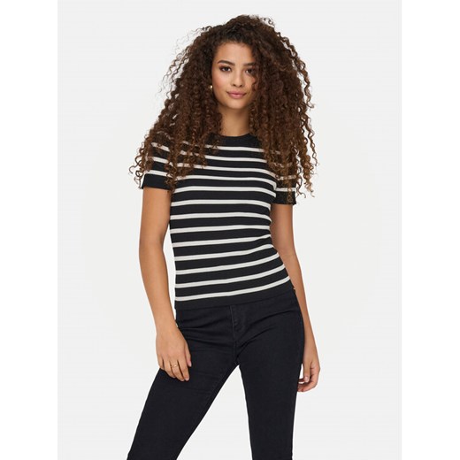 JDY T-Shirt Cirkeline 15307860 Czarny Slim Fit ze sklepu MODIVO w kategorii Bluzki damskie - zdjęcie 182701687
