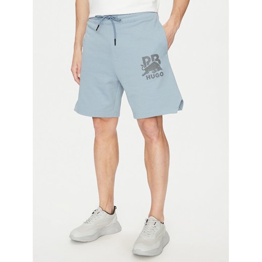 HUGO Szorty sportowe Deswick_RB 50542809 Niebieski Regular Fit ze sklepu MODIVO w kategorii Spodenki męskie - zdjęcie 182701689