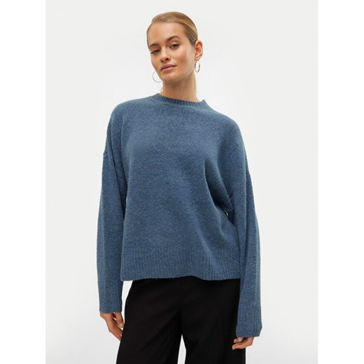 Vero Moda Sweter Boom 10320463 Niebieski Loose Fit Vero Moda S MODIVO