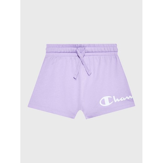Champion Szorty sportowe 404310 Fioletowy Regular Fit ze sklepu MODIVO w kategorii Spodenki dziewczęce - zdjęcie 182701779
