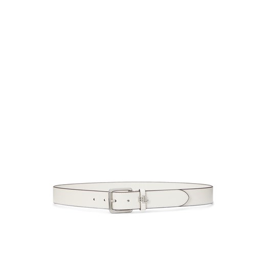 LAUREN RALPH LAUREN Pasek Damski 412968765005 Biały ze sklepu MODIVO w kategorii Paski damskie - zdjęcie 182701868