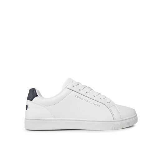 Tommy Hilfiger Sneakersy Essential Cupsole Sneaker FW0FW07687 Biały ze sklepu MODIVO w kategorii Buty sportowe damskie - zdjęcie 182701917