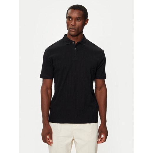 Selected Homme Polo 16094575 Czarny Regular Fit ze sklepu MODIVO w kategorii T-shirty męskie - zdjęcie 182701966