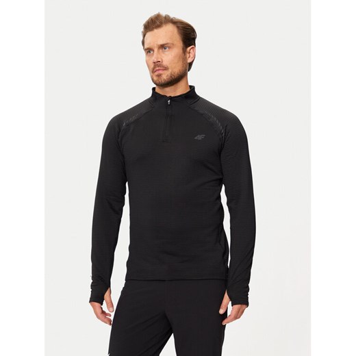 4F Bluza 4FWAW24TFSWM410 Szary Slim Fit ze sklepu MODIVO w kategorii Bluzy męskie - zdjęcie 182701979