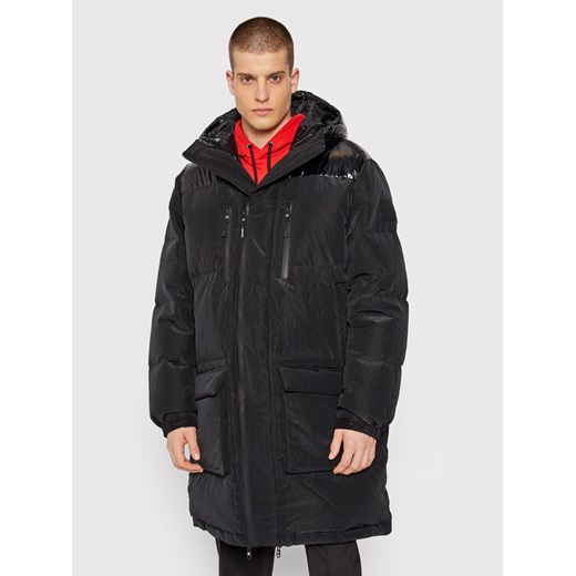 Calvin Klein Kurtka puchowa High Shine K10K107931 Czarny Regular Fit ze sklepu MODIVO w kategorii Kurtki męskie - zdjęcie 182702039