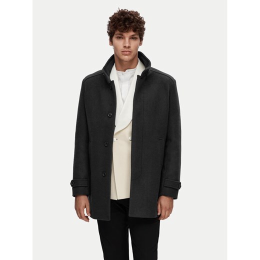 Selected Homme Płaszcz wełniany 16094322 Czarny Regular Fit ze sklepu MODIVO w kategorii Płaszcze męskie - zdjęcie 182702057