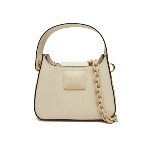 TOUS Torebka Mini Bolso Hombro T Lucia 2002039501 Écru ze sklepu MODIVO w kategorii Torby Shopper bag - zdjęcie 182702097