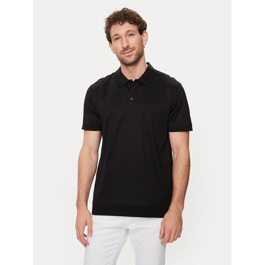 KARL LAGERFELD Polo 745007 542201 Czarny Regular Fit ze sklepu MODIVO w kategorii T-shirty męskie - zdjęcie 182702118