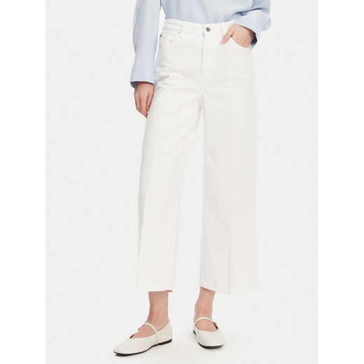 Tommy Hilfiger Jeansy WW0WW44363 Biały Wide Leg ze sklepu MODIVO w kategorii Jeansy damskie - zdjęcie 182702127