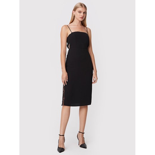 Pinko Sukienka koktajlowa Adonella 1G1848 V0B0 Czarny Regular Fit ze sklepu MODIVO w kategorii Sukienki - zdjęcie 182702159