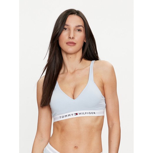 Tommy Hilfiger Biustonosz top UW0UW04612 Niebieski ze sklepu MODIVO w kategorii Biustonosze - zdjęcie 182702179