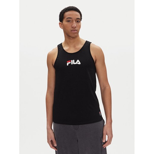 Fila Tank top Lirey FAM0919 Czarny Slim Fit ze sklepu MODIVO w kategorii T-shirty męskie - zdjęcie 182702205