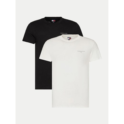 Tommy Jeans Komplet 2 t-shirtów Linear DM0DM20353 Kolorowy Slim Fit ze sklepu MODIVO w kategorii T-shirty męskie - zdjęcie 182702215