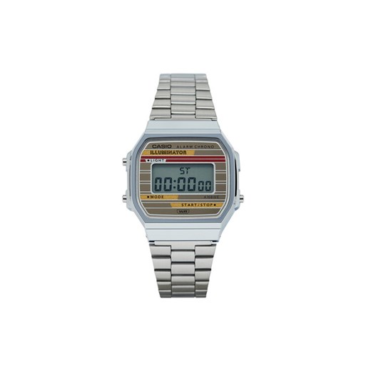 Casio Zegarek Vintage A168WEHA-9AEF Srebrny ze sklepu MODIVO w kategorii Zegarki - zdjęcie 182702265