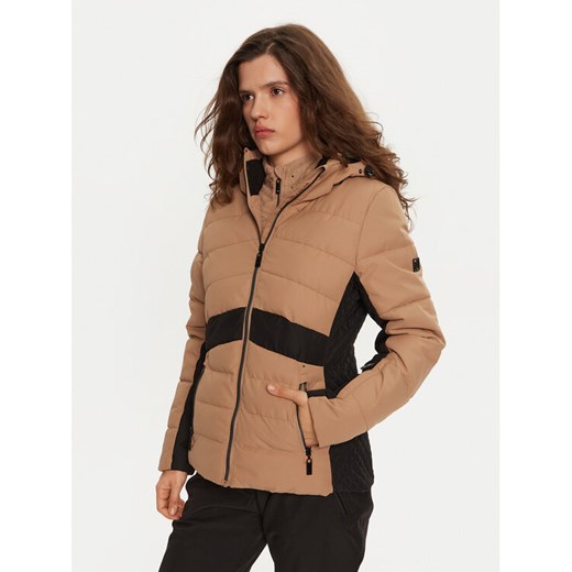 Dare2B Kurtka narciarska Glacial DWP602 Beżowy Regular Fit ze sklepu MODIVO w kategorii Kurtki damskie - zdjęcie 182702285