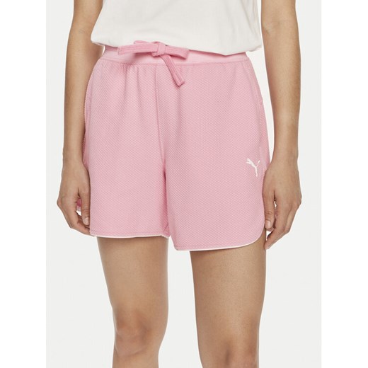 Puma Szorty sportowe HER 678701 Różowy Regular Fit ze sklepu MODIVO w kategorii Szorty - zdjęcie 182702295