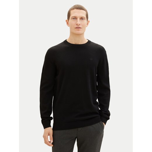 Tom Tailor Sweter 1038426 Czarny Regular Fit ze sklepu MODIVO w kategorii Swetry męskie - zdjęcie 182702329