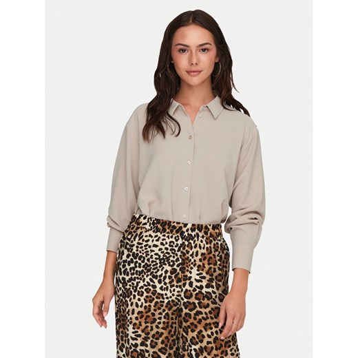 JDY Koszula Kenta 15268316 Beżowy Regular Fit ze sklepu MODIVO w kategorii Koszule damskie - zdjęcie 182702449