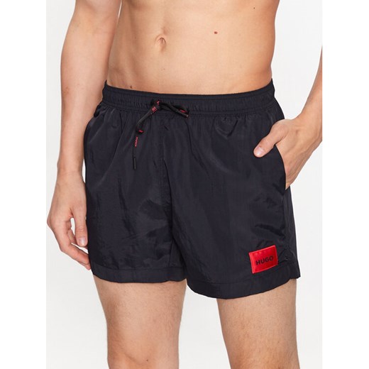 Hugo Szorty kąpielowe Dominica 50493450 Czarny Regular Fit ze sklepu MODIVO w kategorii Kąpielówki - zdjęcie 182702489