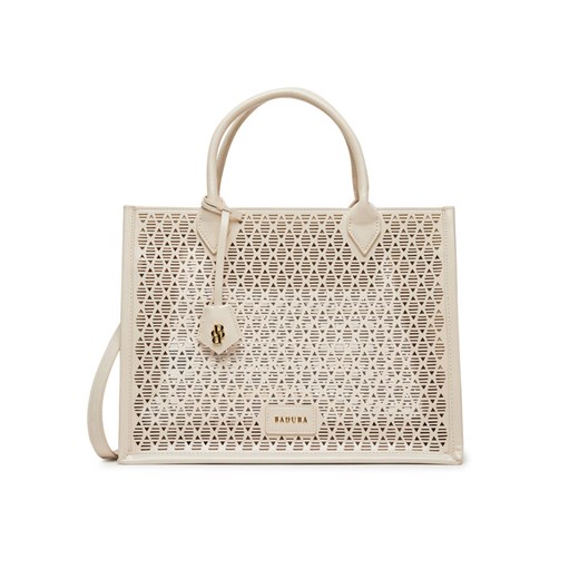 Badura Torebka WENN-02 Beżowy ze sklepu MODIVO w kategorii Torby Shopper bag - zdjęcie 182702495