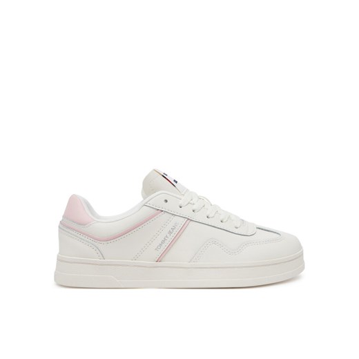Tommy Jeans Sneakersy The Greenwich Leather EN0EN02794 Biały ze sklepu MODIVO w kategorii Buty sportowe damskie - zdjęcie 182702496