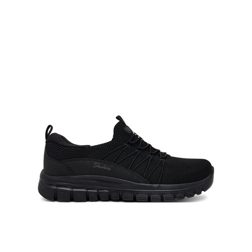 Skechers Sneakersy Graceful - Picture Perfect 100702/BBK Czarny ze sklepu MODIVO w kategorii Buty sportowe damskie - zdjęcie 182702546