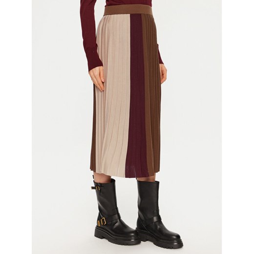 Weekend Max Mara Spódnica plisowana Virgin 2425306022 Beżowy Regular Fit ze sklepu MODIVO w kategorii Spódnice - zdjęcie 182702628