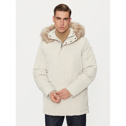 Geox Parka Sandford M4628F T3148 F1616 Écru Regular Fit ze sklepu MODIVO w kategorii Parki męskie - zdjęcie 182702688