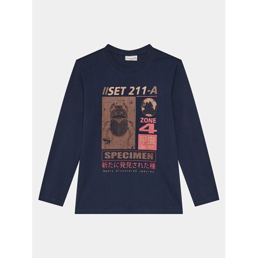Coccodrillo Bluzka ZC3143101ATJ Granatowy Regular Fit ze sklepu MODIVO w kategorii T-shirty chłopięce - zdjęcie 182702736
