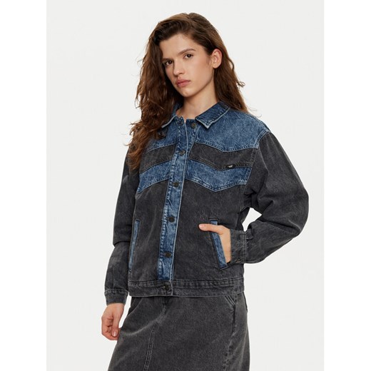 Mustang Kurtka jeansowa 1016012 Szary Loose Fit ze sklepu MODIVO w kategorii Kurtki damskie - zdjęcie 182702867