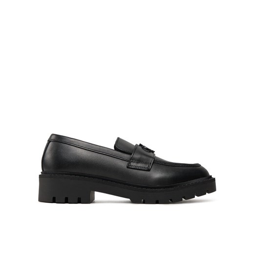 Calvin Klein Jeans Lordsy Flatform Loafer Hw Mg Lth YW0YW01682 Czarny ze sklepu MODIVO w kategorii Lordsy damskie - zdjęcie 182702955