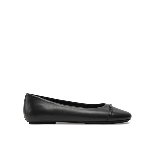 Calvin Klein Baleriny Ballerina W/M Bar Lth HW0HW02145 Czarny ze sklepu MODIVO w kategorii Balerinki - zdjęcie 182702956