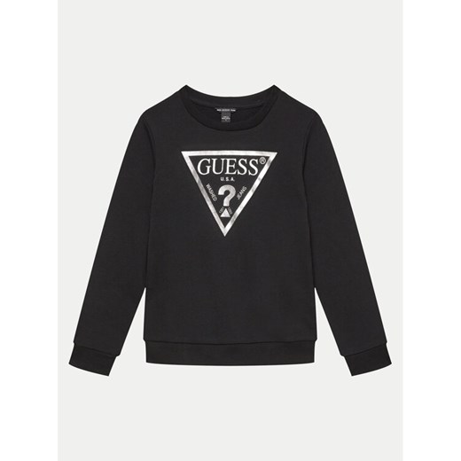Guess Bluza J74Q10 KAUG0 Czarny Regular Fit ze sklepu MODIVO w kategorii Bluzy chłopięce - zdjęcie 182702965