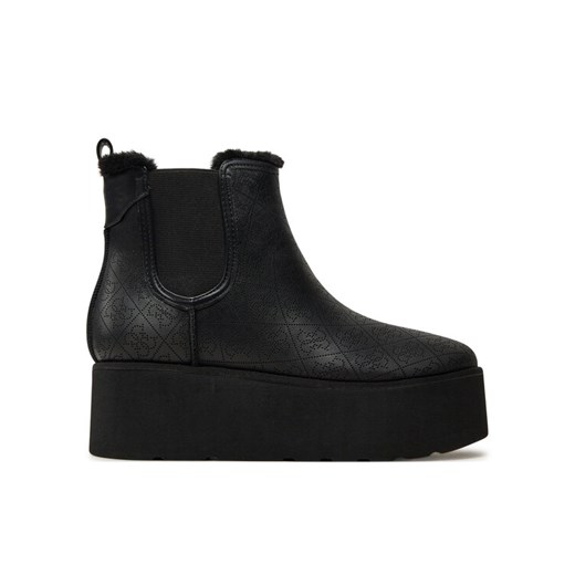 Guess Botki Jilaine FLFJIL FAL10 Czarny ze sklepu MODIVO w kategorii Botki - zdjęcie 182702968
