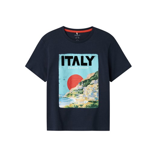NAME IT T-Shirt Famma 13241224 Granatowy Regular Fit ze sklepu MODIVO w kategorii T-shirty chłopięce - zdjęcie 182702998