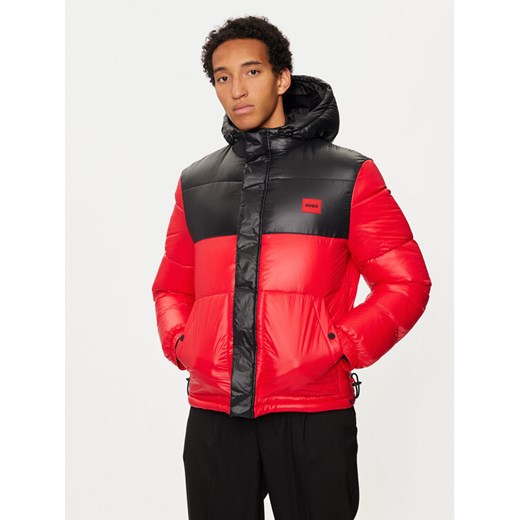 HUGO Kurtka zimowa Baro2441 50525210 Czerwony Slim Fit ze sklepu MODIVO w kategorii Kurtki męskie - zdjęcie 182703046