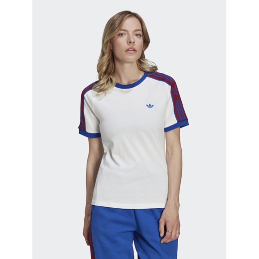 adidas T-Shirt Tape HL9172 Biały Regular Fit 30 MODIVO