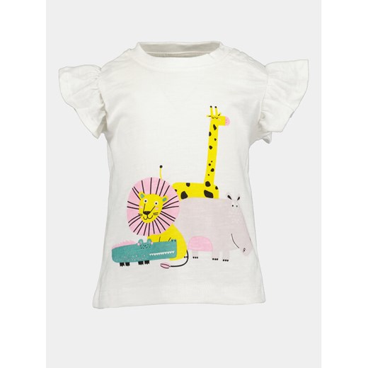 Blue Seven T-Shirt 901129 X Biały Regular Fit ze sklepu MODIVO w kategorii Koszulki niemowlęce - zdjęcie 182703146