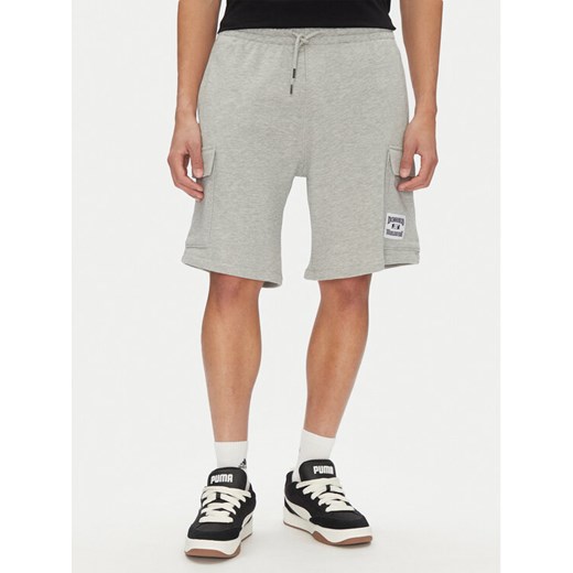 DC Szorty sportowe Millenia ADYFB03075 Szary Baggy Fit ze sklepu MODIVO w kategorii Spodenki męskie - zdjęcie 182703149