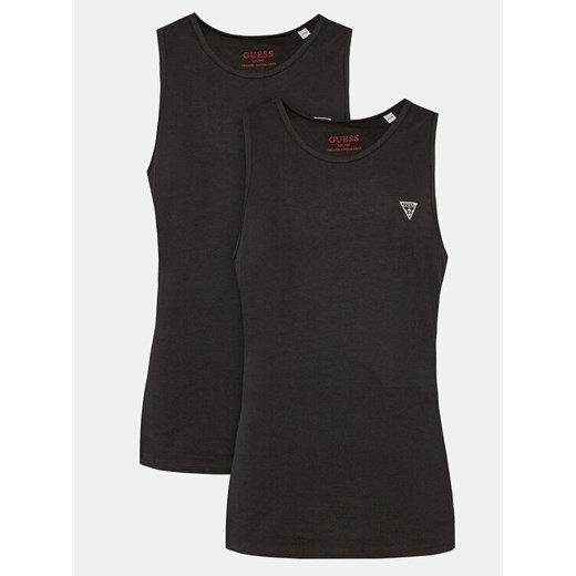 Guess Komplet 2 tank topów U97G15 KCD31 Czarny Regular Fit ze sklepu MODIVO w kategorii T-shirty męskie - zdjęcie 182703176