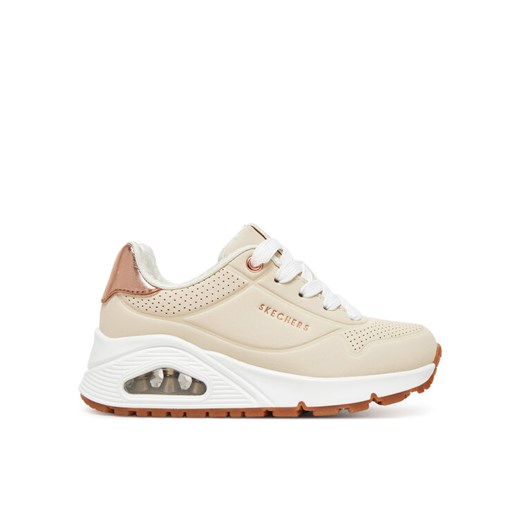 Skechers Sneakersy Uno Gen1-Shimmer Away 310545L/NAT Beżowy ze sklepu MODIVO w kategorii Buty sportowe dziecięce - zdjęcie 182703208