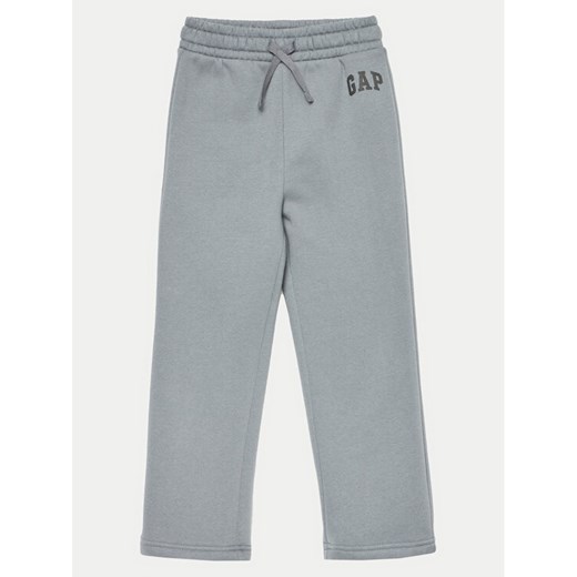 Gap Spodnie materiałowe 645346-02 Szary Regular Fit ze sklepu MODIVO w kategorii Spodnie dziewczęce - zdjęcie 182703245