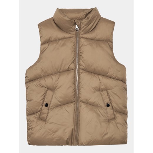 Vero Moda Girl Kamizelka 10278929 Brązowy Regular Fit ze sklepu MODIVO w kategorii Kamizelki dziewczęce - zdjęcie 182703255
