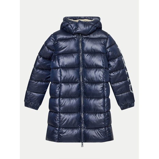 Guess Kurtka puchowa L4BL03 WEGY0 Granatowy Regular Fit ze sklepu MODIVO w kategorii Kurtki chłopięce - zdjęcie 182703338