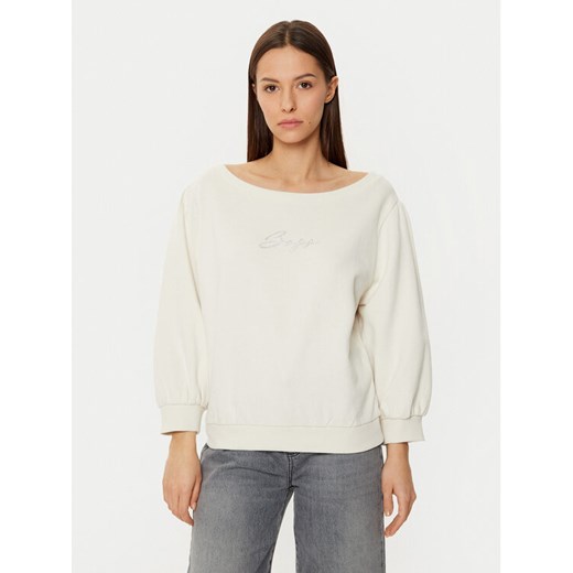 BOSS Bluza 50538987 Biały Relaxed Fit ze sklepu MODIVO w kategorii Bluzy damskie - zdjęcie 182703488