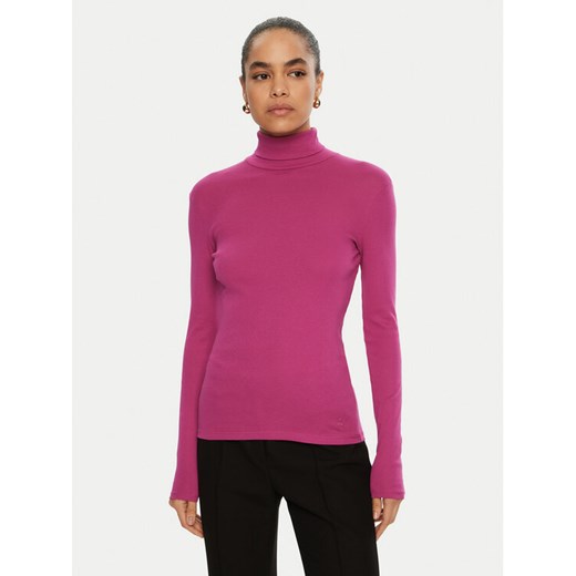 United Colors Of Benetton Golf 3GA2E2224 Różowy Slim Fit ze sklepu MODIVO w kategorii Swetry damskie - zdjęcie 182703528