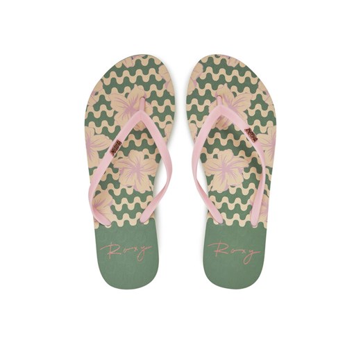 Roxy Japonki ARJL100683 Różowy ze sklepu MODIVO w kategorii Klapki damskie - zdjęcie 182703535
