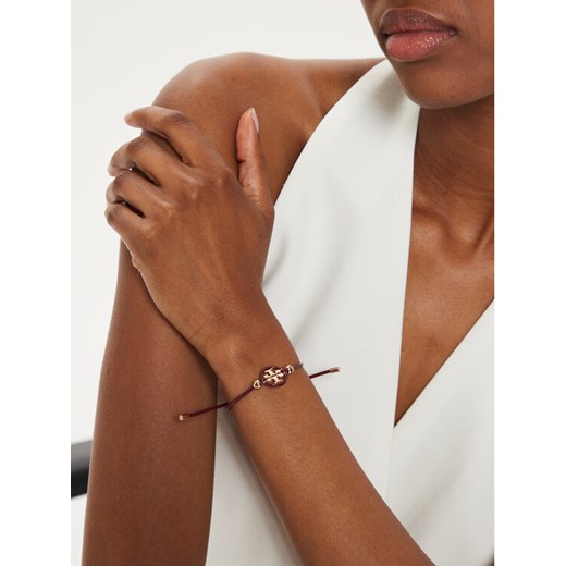 Tory Burch Bransoletka Miller Slider 160171 Bordowy ze sklepu MODIVO w kategorii Bransoletki - zdjęcie 182703556